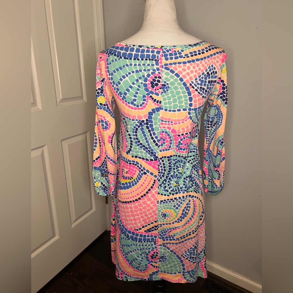 Lilly Pulitzer 100% Pima Cotton Edna Swing Dress - Picture 3 of 4